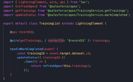 Salesforce Training Management System screenshot 4